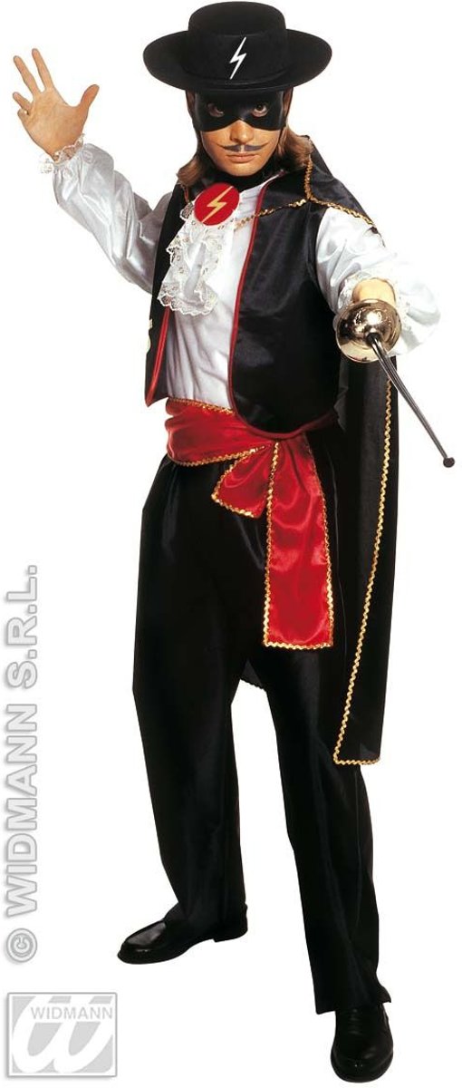 Zorro Kostuum | Caballero Espada Kostuum Man | Large | Carnaval kostuum | Verkleedkleding